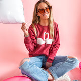 We Belong Together Swans | Adult Crewneck-Women - Tops - Crewnecks-Sister Shirts-Sister Shirts, Cute & Custom Tees for Mama & Littles in Trussville, Alabama.