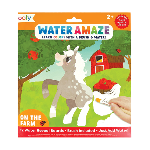 Water Amaze Water Reveal Boards - On The Farm (13 PC Set)-Kids Toys-OOLY-Sister Shirts, Cute & Custom Tees for Mama & Littles in Trussville, Alabama.