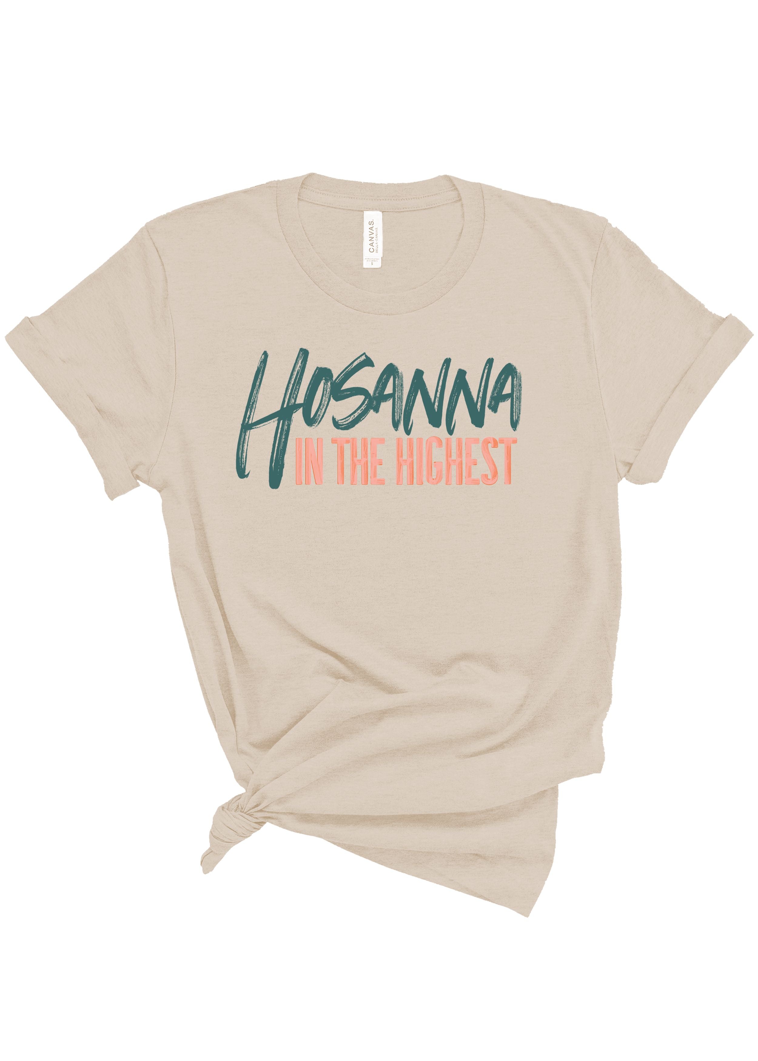 Hosanna in the Highest | Adult Tee-Womens - Tops - Tees-Sister Shirts-Sister Shirts, Cute & Custom Tees for Mama & Littles in Trussville, Alabama.
