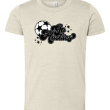 Customizable Groovy Soccer | Kids Tee-Youth - Tops - Tees-Sister Shirts-Sister Shirts, Cute & Custom Tees for Mama & Littles in Trussville, Alabama.