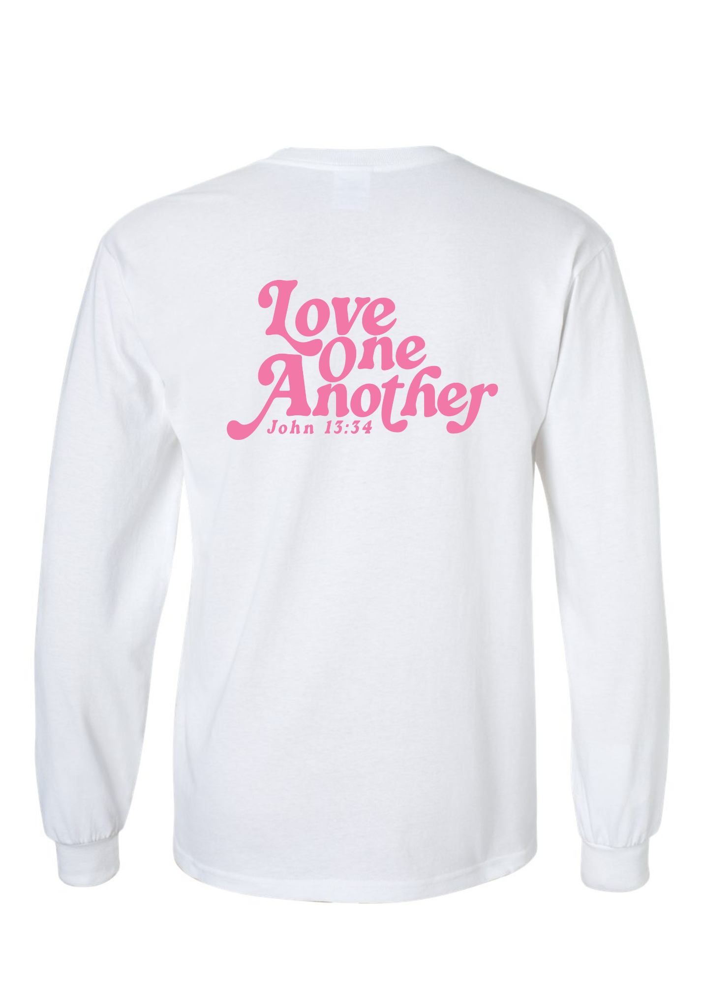 Love One Another | Adult Long Sleeve Tee | RTS-Adult Tee-Sister Shirts-Sister Shirts, Cute & Custom Tees for Mama & Littles in Trussville, Alabama.