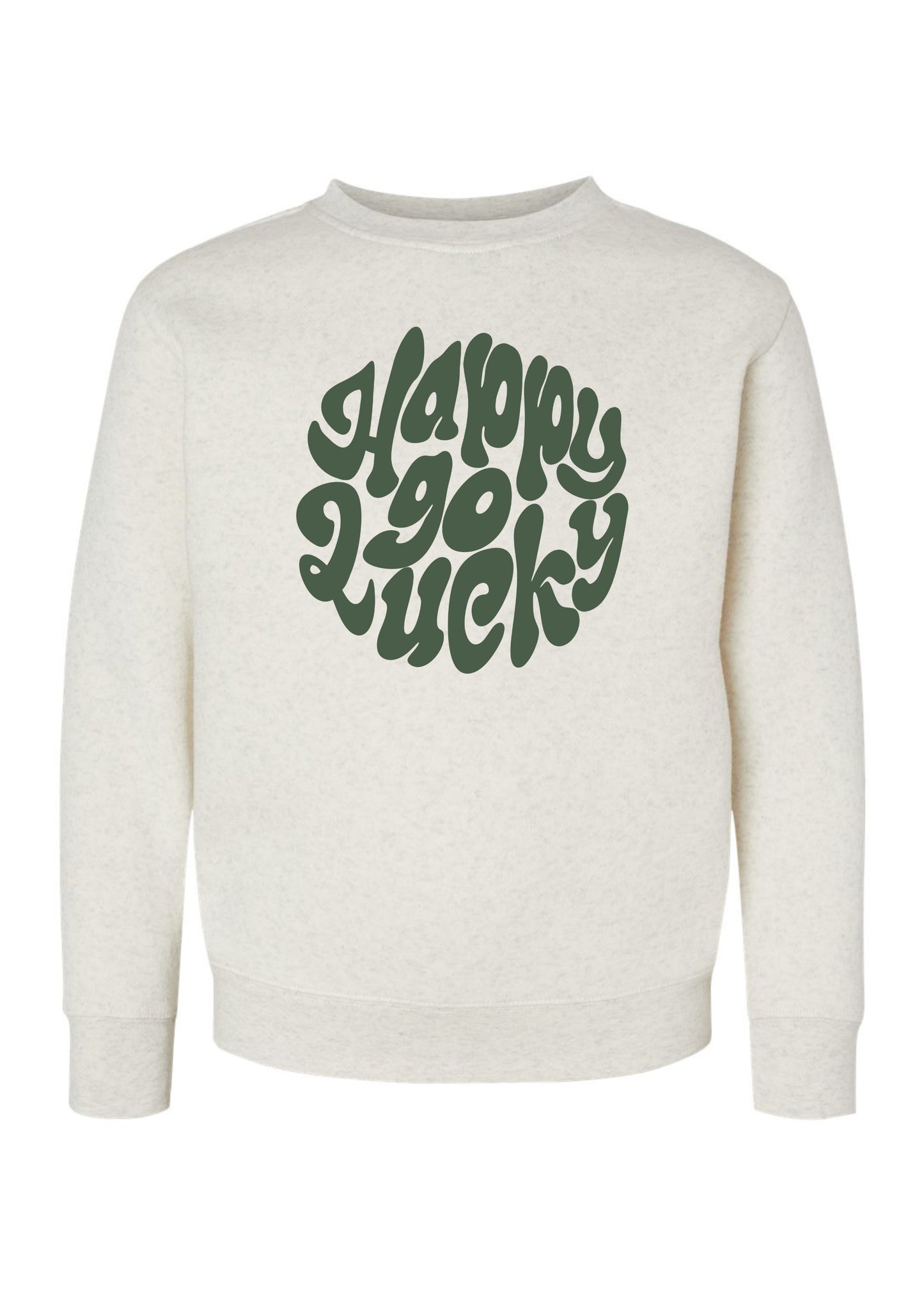 Happy Go Lucky | Pullover | Kids-Kids Pullovers-Sister Shirts-Sister Shirts, Cute & Custom Tees for Mama & Littles in Trussville, Alabama.