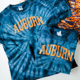 Auburn Foil | Kids Tie Dye Tee | RTS-Kids Tees-Sister Shirts-Sister Shirts, Cute & Custom Tees for Mama & Littles in Trussville, Alabama.