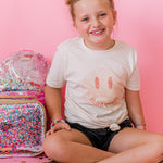 Girls Happy Face Grade | Kids Tee-Youth - Tops - Tees-Sister Shirts-Sister Shirts, Cute & Custom Tees for Mama & Littles in Trussville, Alabama.