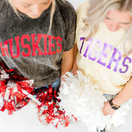 Springville Tigers Foil | Adult Colorblast Tee-Womens - Tops - Tees-Sister Shirts-Sister Shirts, Cute & Custom Tees for Mama & Littles in Trussville, Alabama.