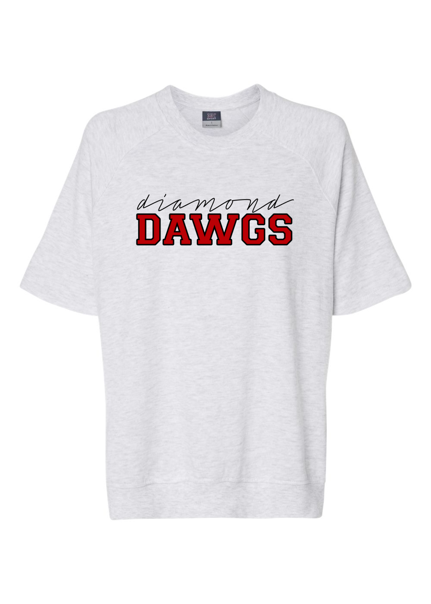 Diamond Dawgs Varsity | French Terry Crewneck-Sister Shirts-Sister Shirts, Cute & Custom Tees for Mama & Littles in Trussville, Alabama.