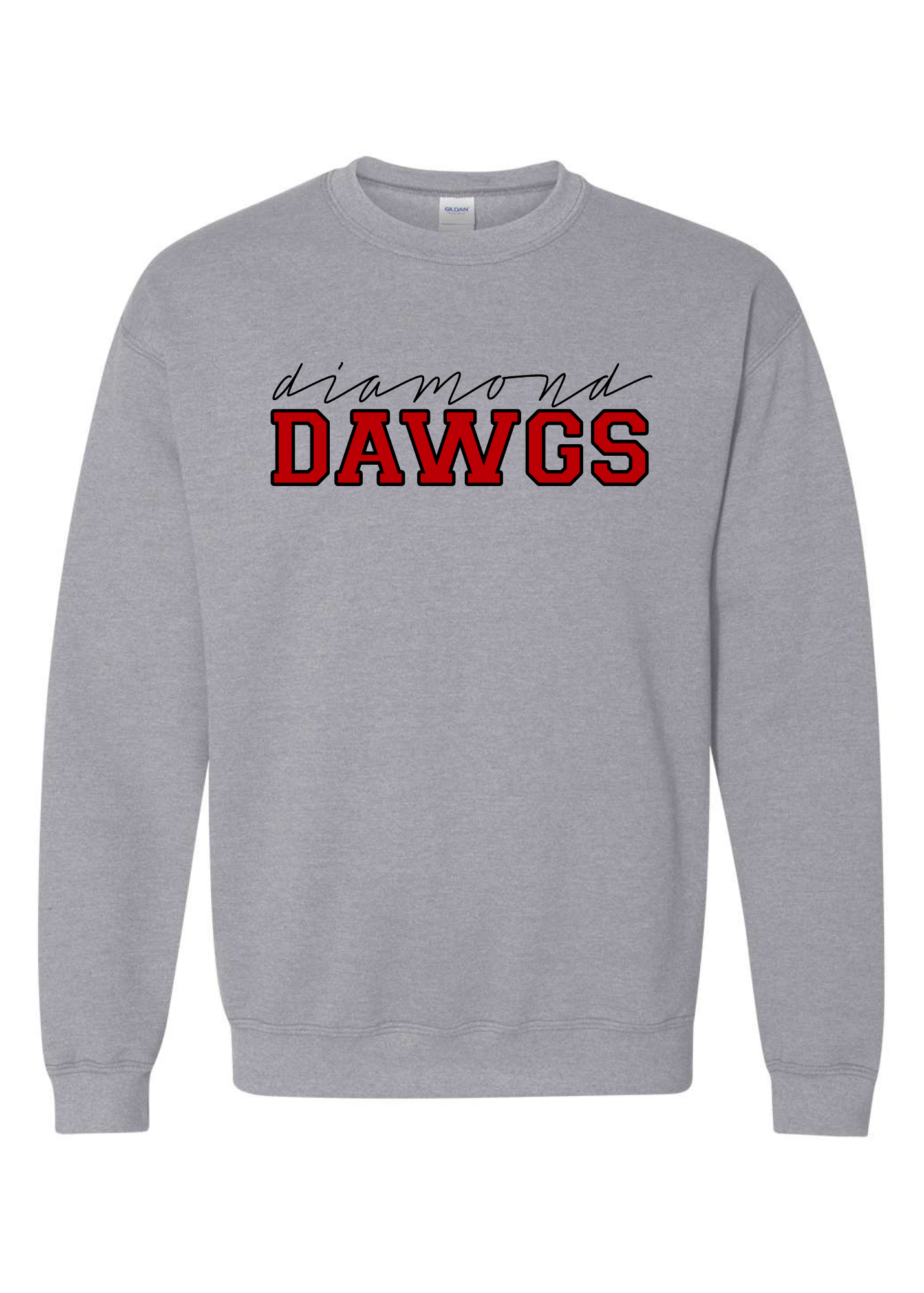 Diamond Dawgs Varsity | Adult Pullover-Sister Shirts-Sister Shirts, Cute & Custom Tees for Mama & Littles in Trussville, Alabama.