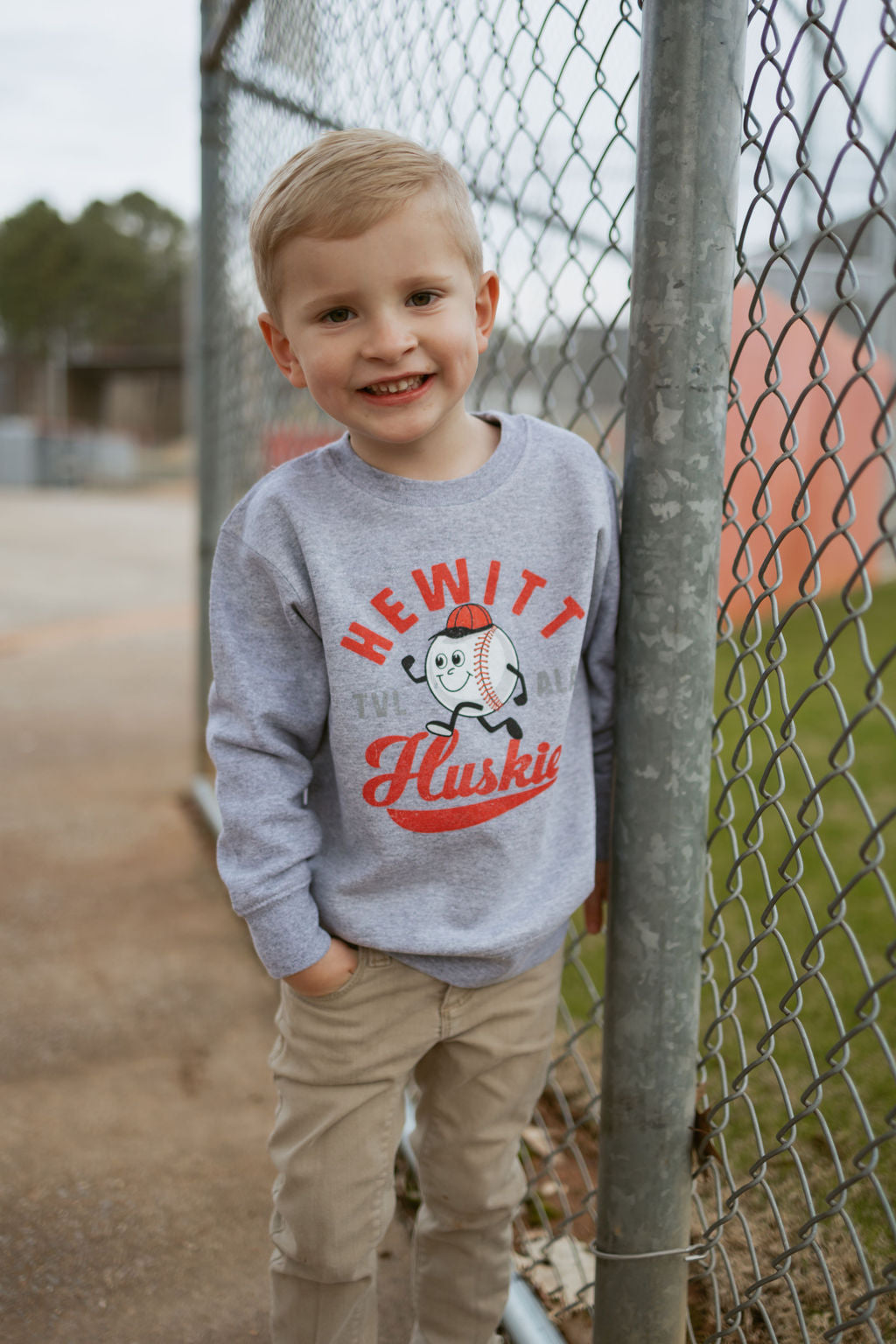 Customizable Baseball Man | Kids Crewneck-Kids Crewneck-Sister Shirts-Sister Shirts, Cute & Custom Tees for Mama & Littles in Trussville, Alabama.