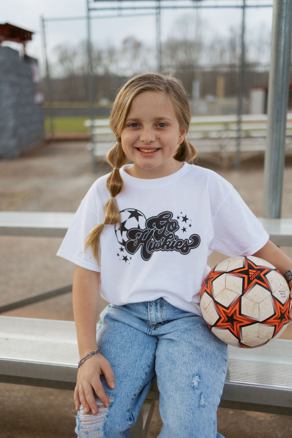 Customizable Groovy Soccer | Kids Tee-Youth - Tops - Tees-Sister Shirts-Sister Shirts, Cute & Custom Tees for Mama & Littles in Trussville, Alabama.