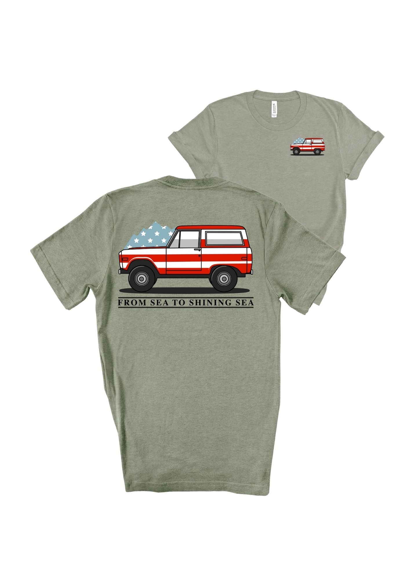 Patriotic Bronco | Adult Tee