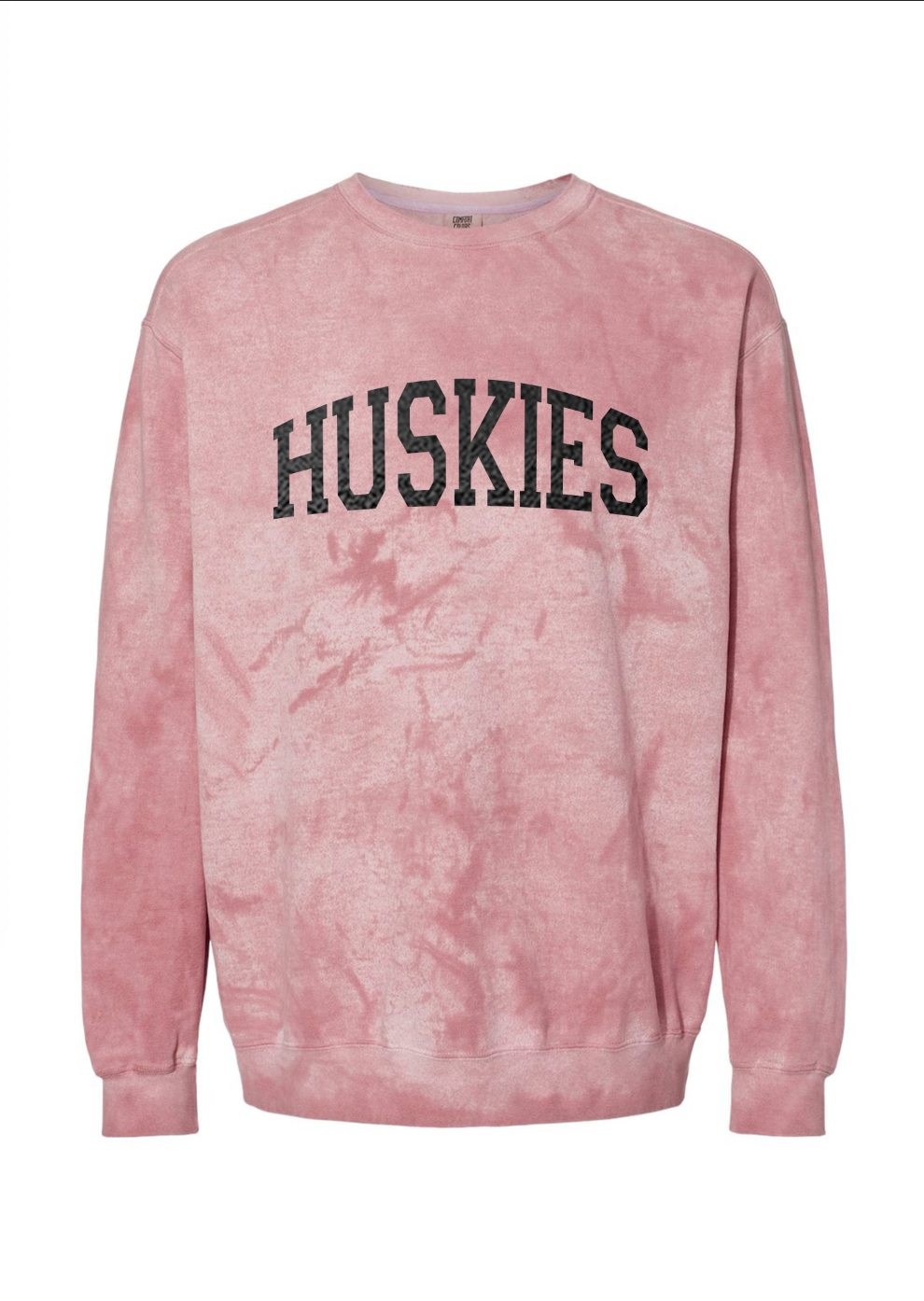 Huskies Foil | Adult Colorblast Crewneck-Women - Tops - Crewnecks-Sister Shirts-Sister Shirts, Cute & Custom Tees for Mama & Littles in Trussville, Alabama.