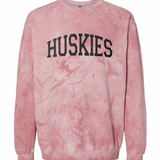 Huskies Foil | Adult Colorblast Crewneck-Women - Tops - Crewnecks-Sister Shirts-Sister Shirts, Cute & Custom Tees for Mama & Littles in Trussville, Alabama.