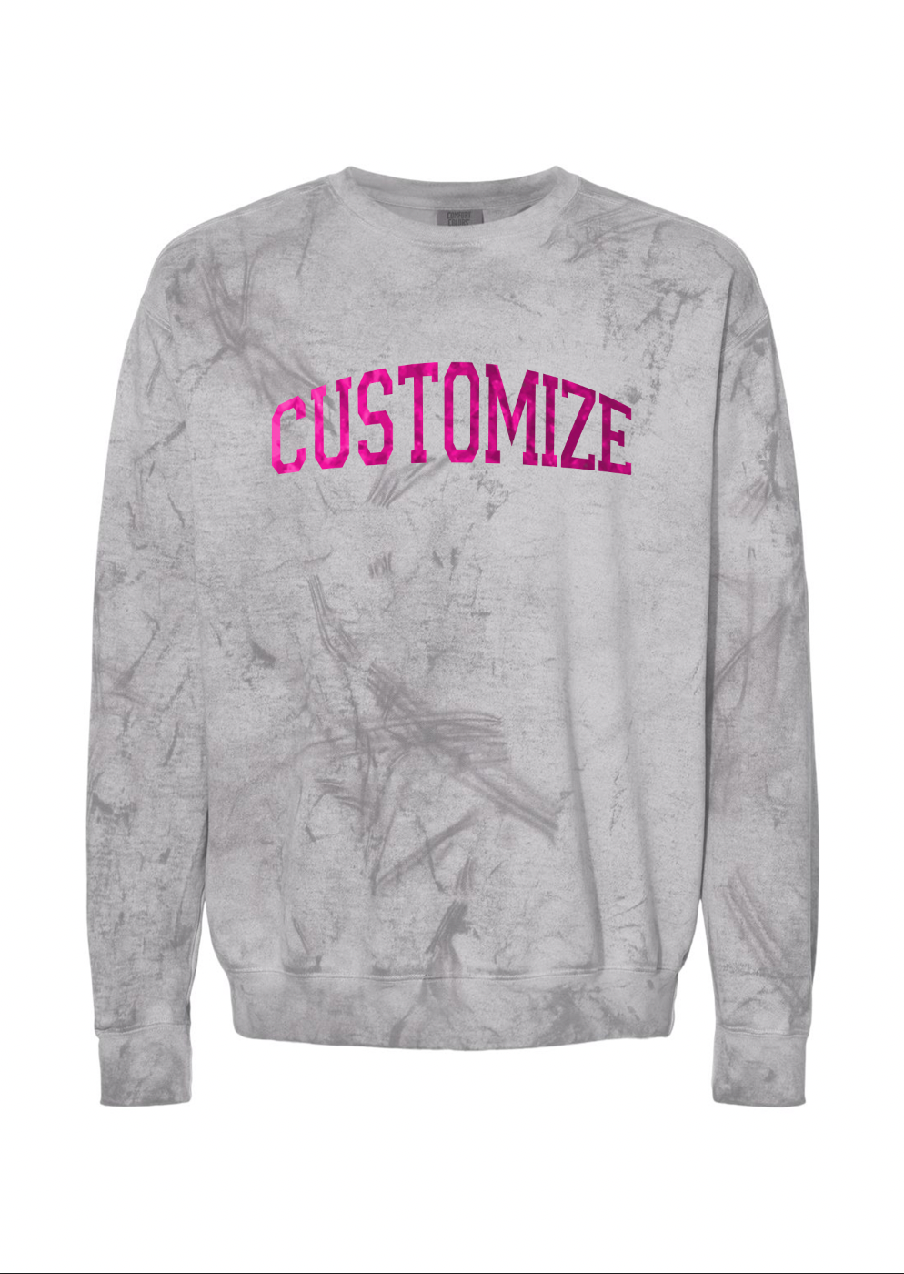Customizable Foil | Adult Colorblast Crewneck-Women - Tops - Crewnecks-Sister Shirts-Sister Shirts, Cute & Custom Tees for Mama & Littles in Trussville, Alabama.