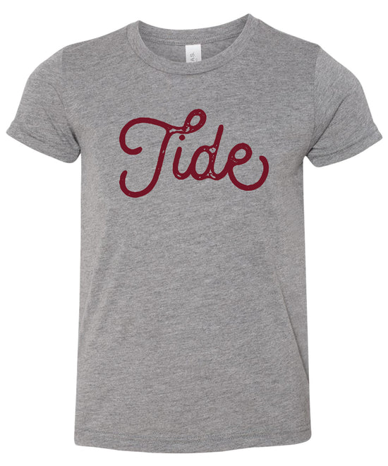Tide Stamped Gameday | Kids Tee-Kids Tees-Sister Shirts-Sister Shirts, Cute & Custom Tees for Mama & Littles in Trussville, Alabama.
