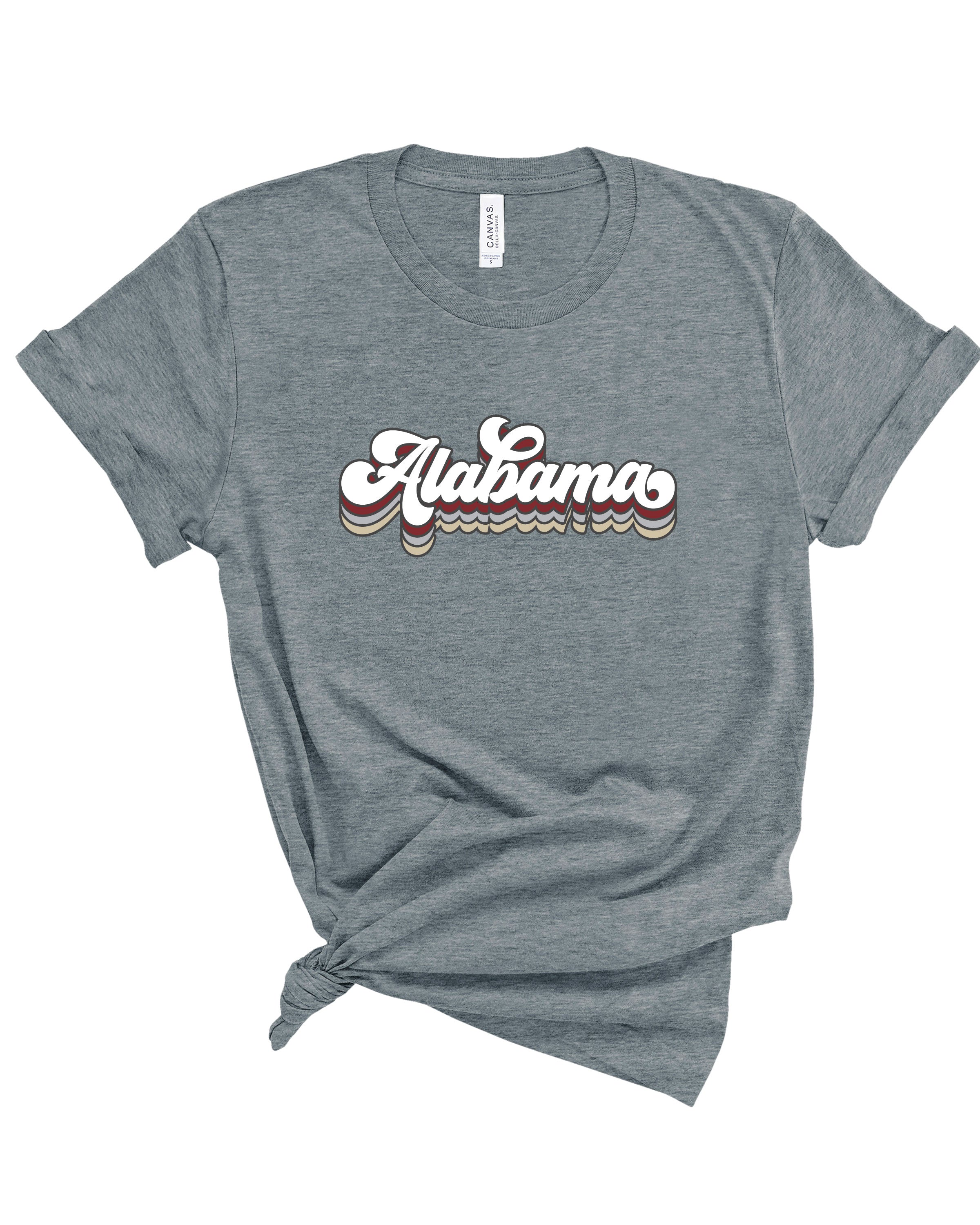 Groovy Alabama | Adult Tee-Womens - Tops - Tees-Sister Shirts-Sister Shirts, Cute & Custom Tees for Mama & Littles in Trussville, Alabama.