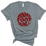 Bama Circle Football | Adult Tee-Womens - Tops - Tees-Sister Shirts-Sister Shirts, Cute & Custom Tees for Mama & Littles in Trussville, Alabama.