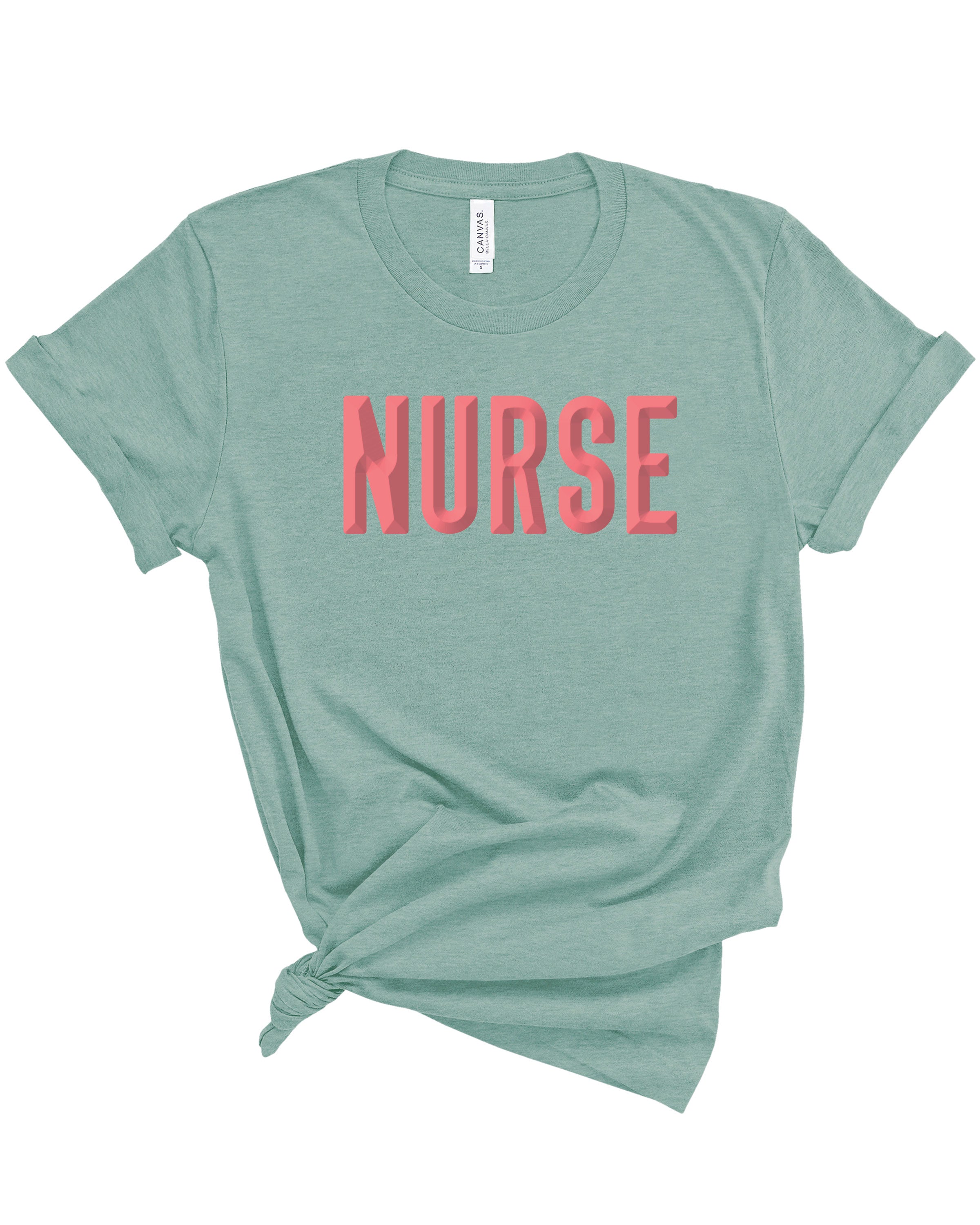 Beveled Nurse | Adult Tee-Womens - Tops - Tees-Sister Shirts-Sister Shirts, Cute & Custom Tees for Mama & Littles in Trussville, Alabama.