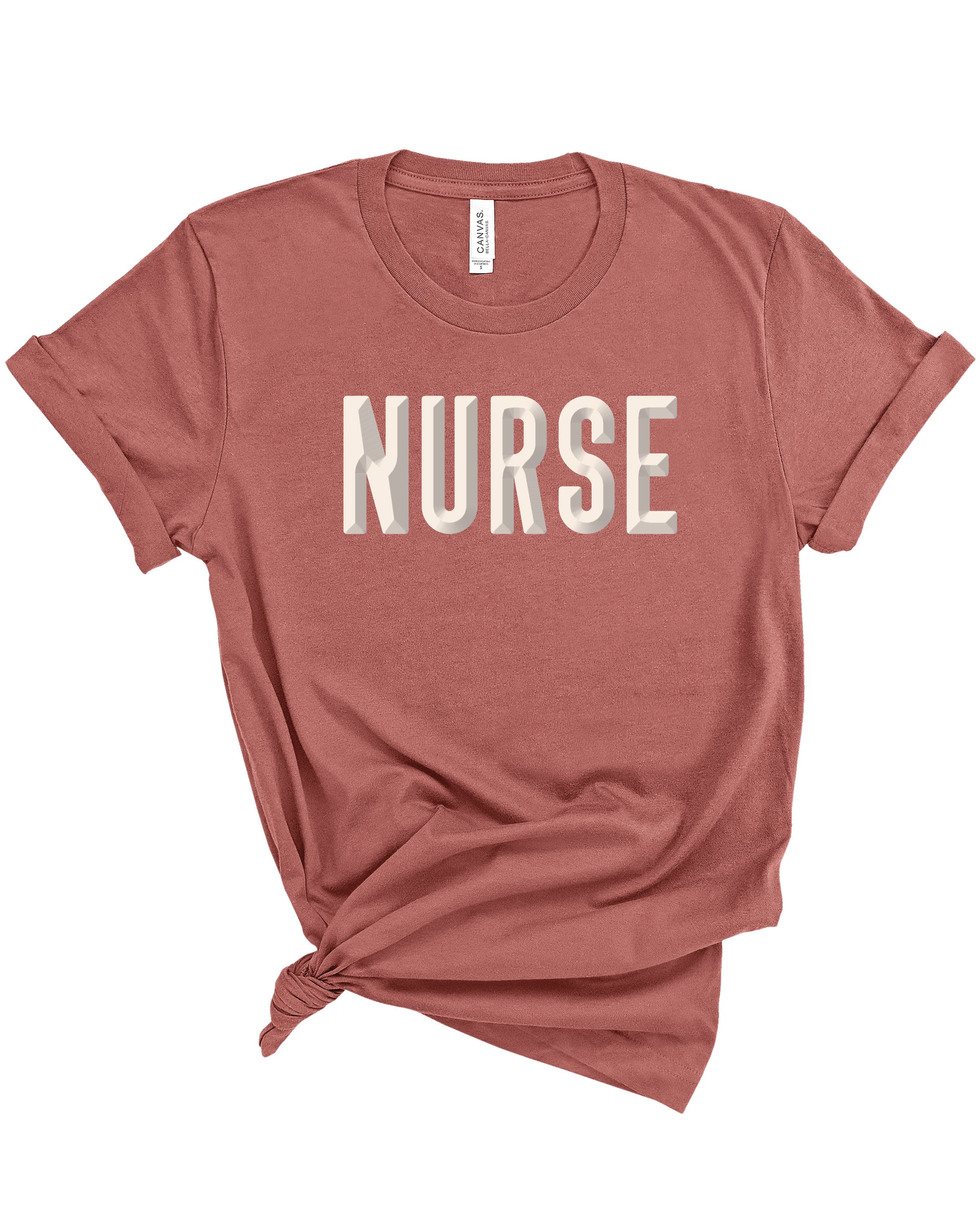 Beveled Nurse | Adult Tee-Womens - Tops - Tees-Sister Shirts-Sister Shirts, Cute & Custom Tees for Mama & Littles in Trussville, Alabama.