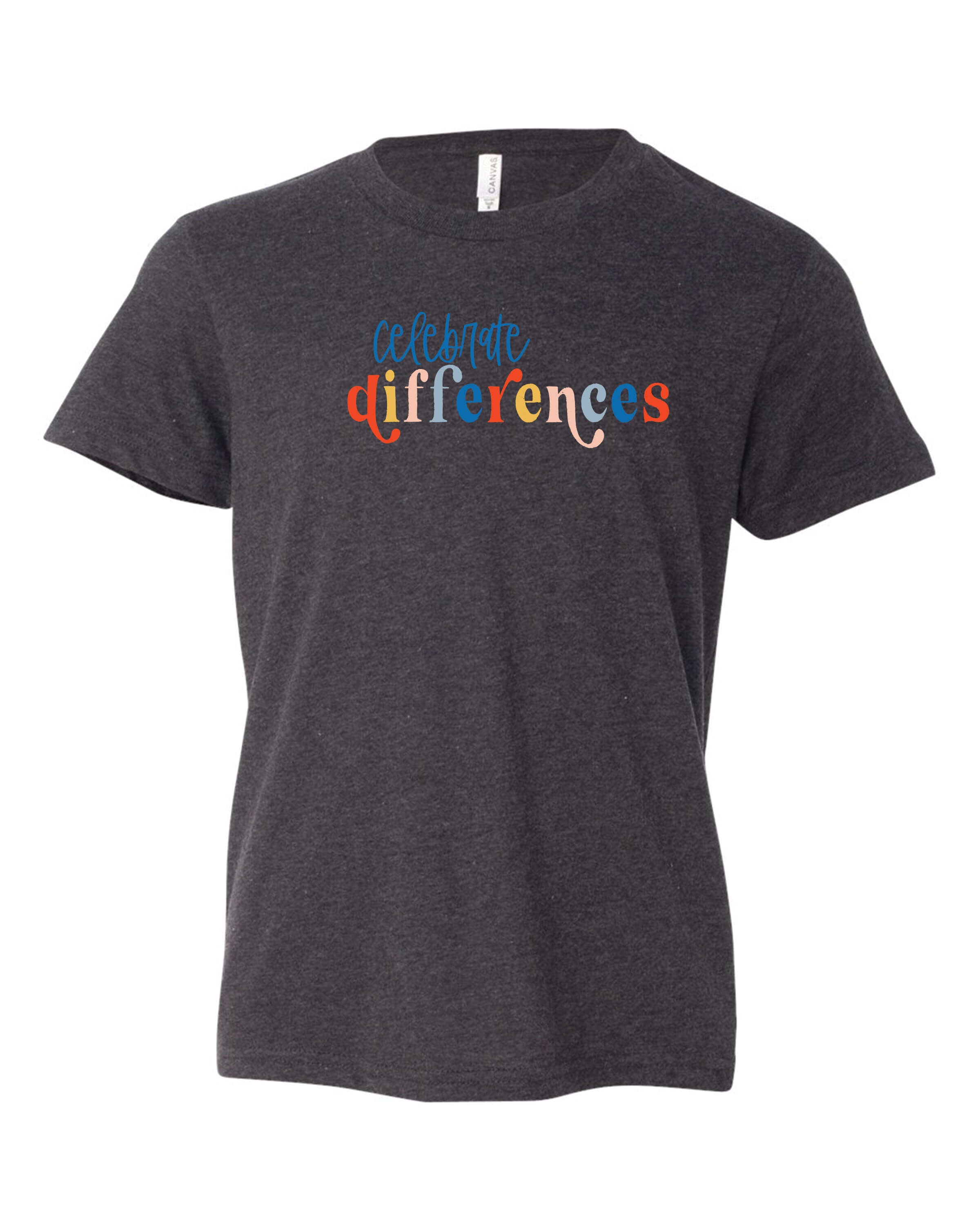 Celebrate Differences | Kids Tee-Youth - Tops - Tees-Sister Shirts-Sister Shirts, Cute & Custom Tees for Mama & Littles in Trussville, Alabama.