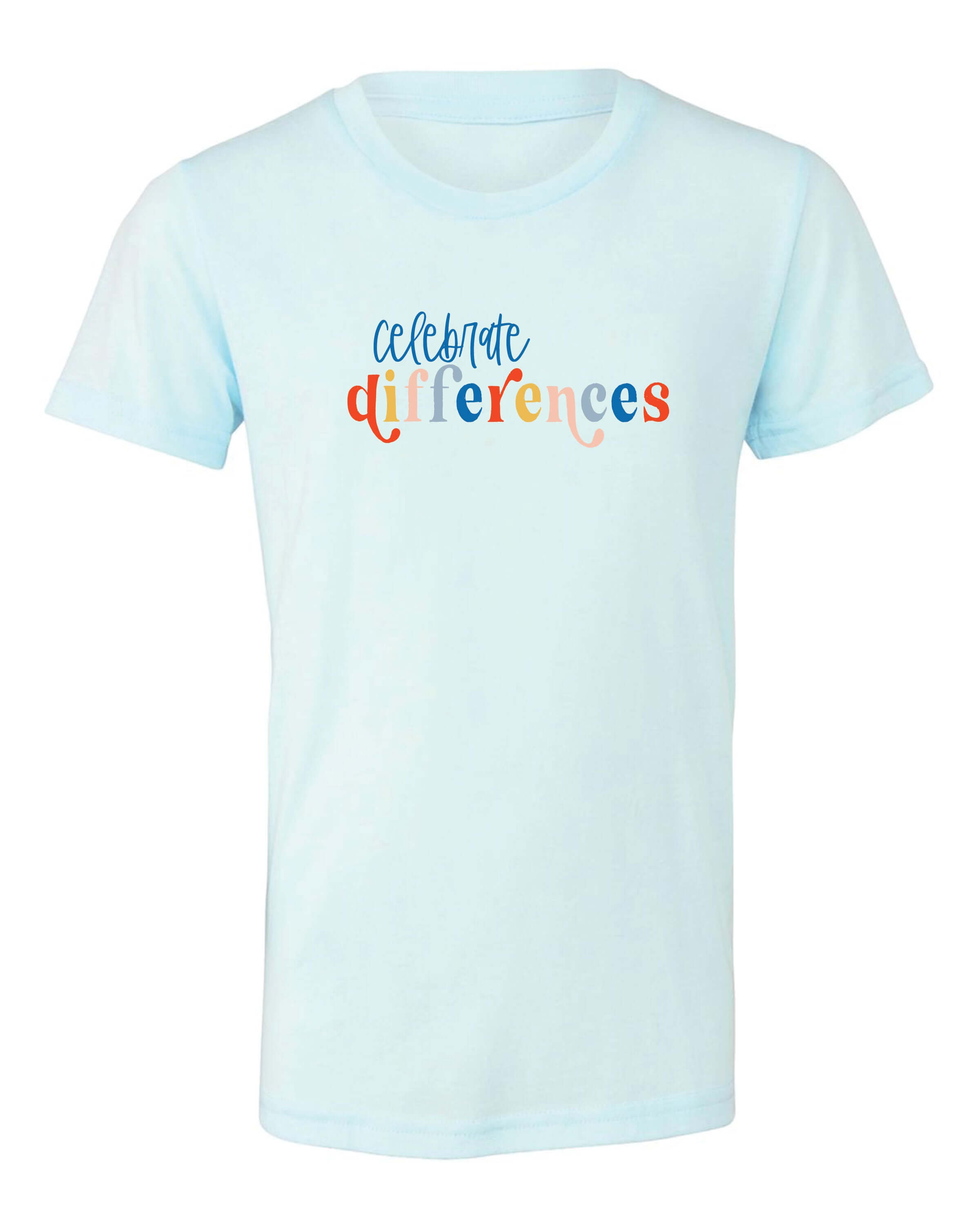 Celebrate Differences | Kids Tee-Youth - Tops - Tees-Sister Shirts-Sister Shirts, Cute & Custom Tees for Mama & Littles in Trussville, Alabama.