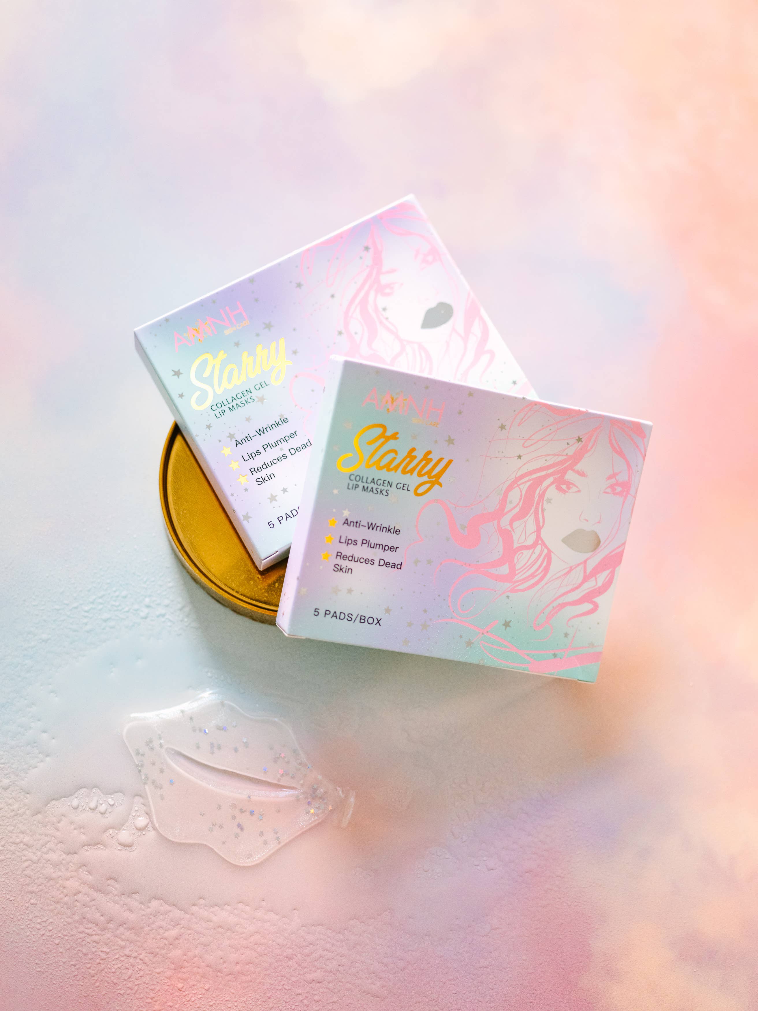 Starry Gel Lip Mask Pads-Beauty-AMINNAH-Sister Shirts, Cute & Custom Tees for Mama & Littles in Trussville, Alabama.