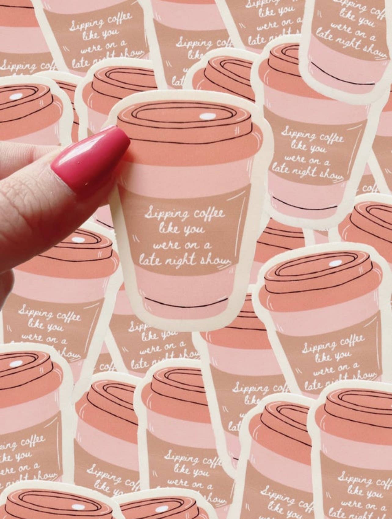Taylor Swift Inspired Waterproof Sticker | Late Night Show-Typo Lettering Co-Sister Shirts, Cute & Custom Tees for Mama & Littles in Trussville, Alabama.