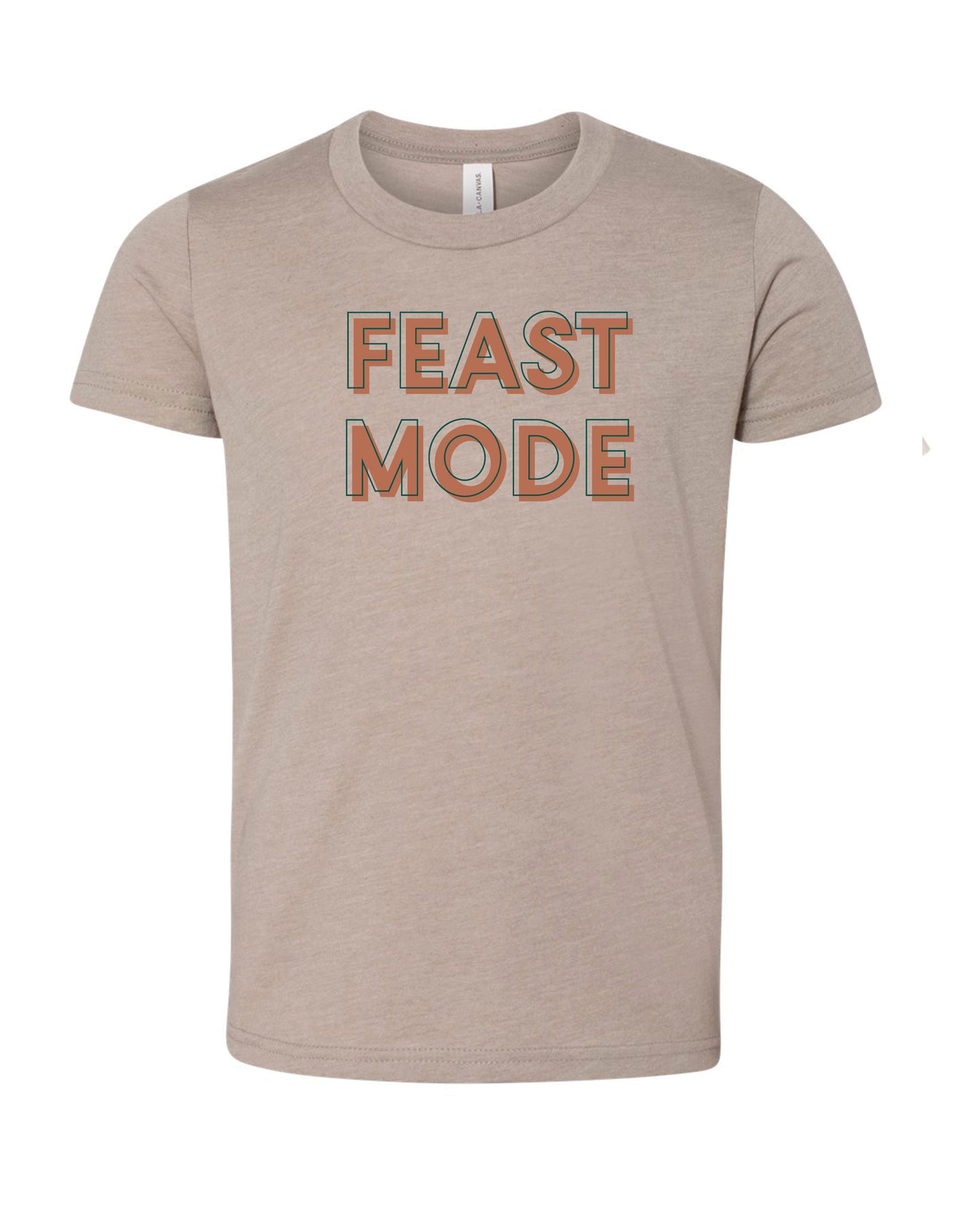 Feast Mode | Boys Long Sleeve Tee | RTS-Kids Tees-Sister Shirts-Sister Shirts, Cute & Custom Tees for Mama & Littles in Trussville, Alabama.