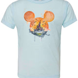Watercolor Halloween Castle Tee | Kids Tee-Youth - Tops - Tees-Sister Shirts-Sister Shirts, Cute & Custom Tees for Mama & Littles in Trussville, Alabama.