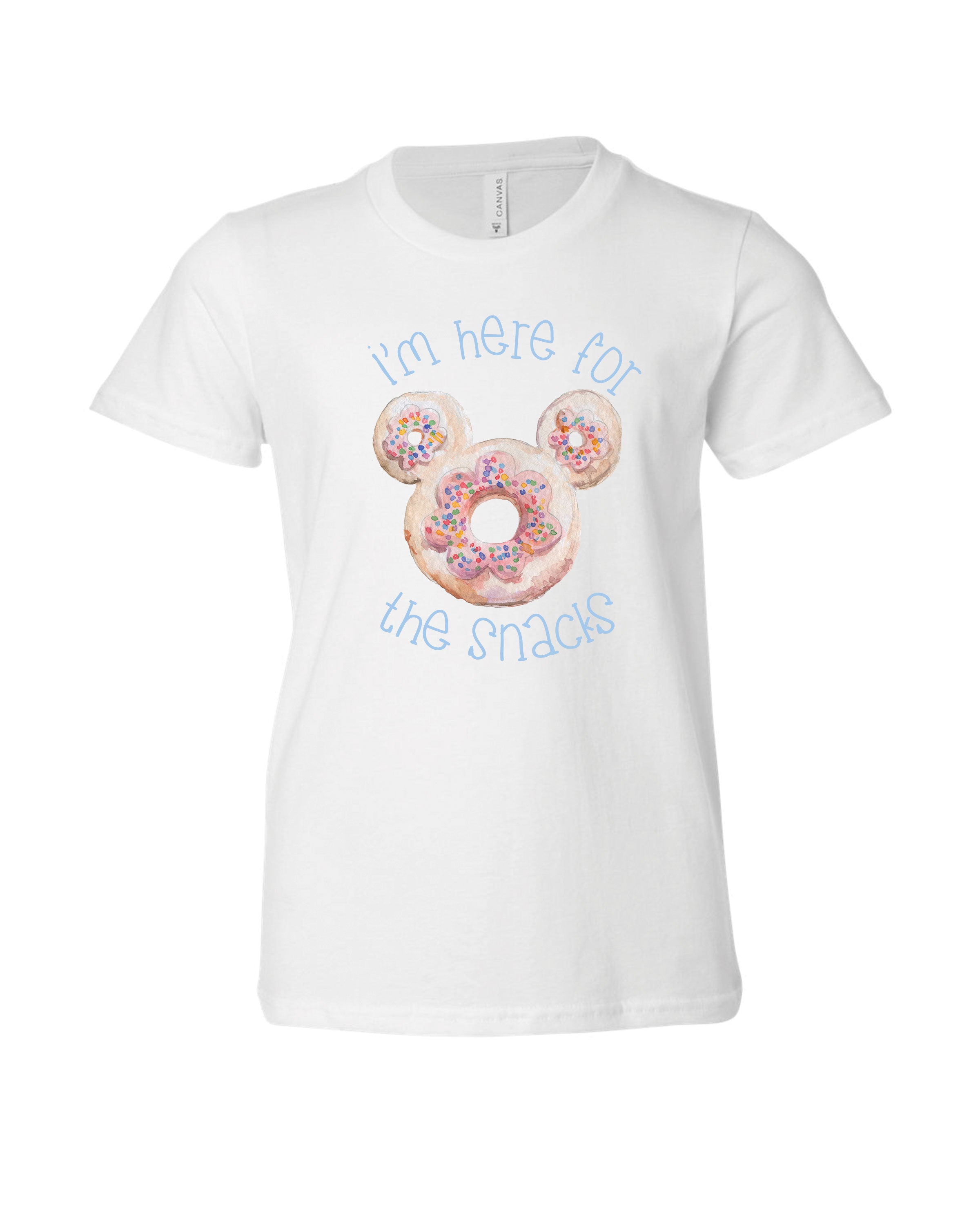 Here For The Snacks | Kids Tee-Youth - Tops - Tees-Sister Shirts-Sister Shirts, Cute & Custom Tees for Mama & Littles in Trussville, Alabama.