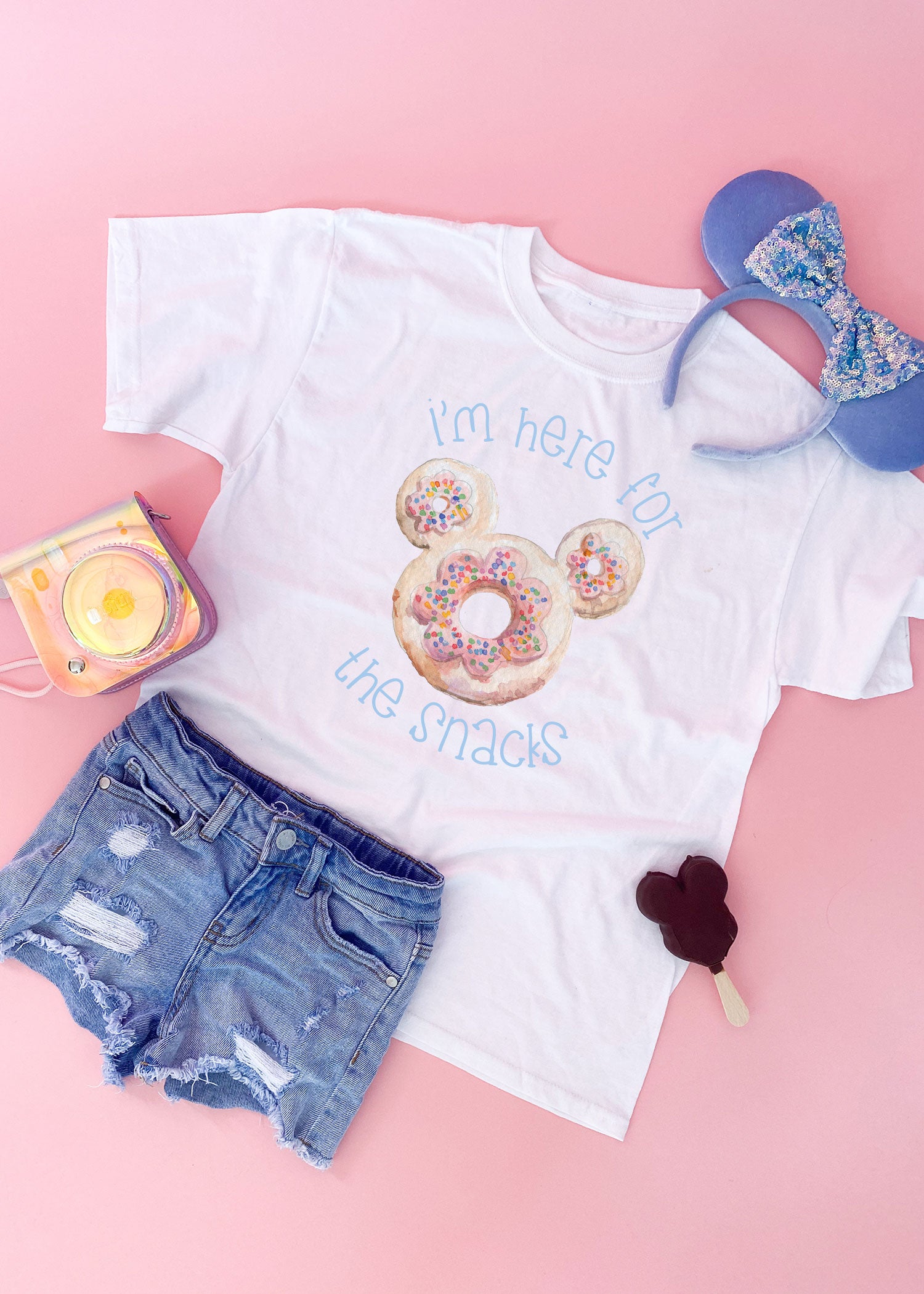 Here For The Snacks | Kids Tee-Youth - Tops - Tees-Sister Shirts-Sister Shirts, Cute & Custom Tees for Mama & Littles in Trussville, Alabama.