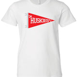 Huskies Gameday Pennant | Kids Tee-Youth - Tops - Tees-Sister Shirts-Sister Shirts, Cute & Custom Tees for Mama & Littles in Trussville, Alabama.