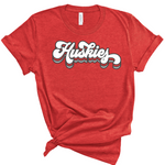 Groovy Huskies | Adult Tee-Womens - Tops - Tees-Sister Shirts-Sister Shirts, Cute & Custom Tees for Mama & Littles in Trussville, Alabama.