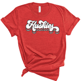 Groovy Huskies | Adult Tee-Womens - Tops - Tees-Sister Shirts-Sister Shirts, Cute & Custom Tees for Mama & Littles in Trussville, Alabama.