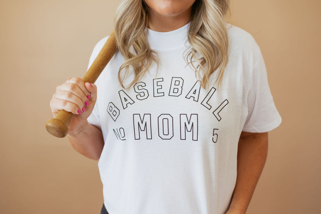 Customizable Sports Mom | Mom Crop Tee-Adult Tee-Sister Shirts-Sister Shirts, Cute & Custom Tees for Mama & Littles in Trussville, Alabama.