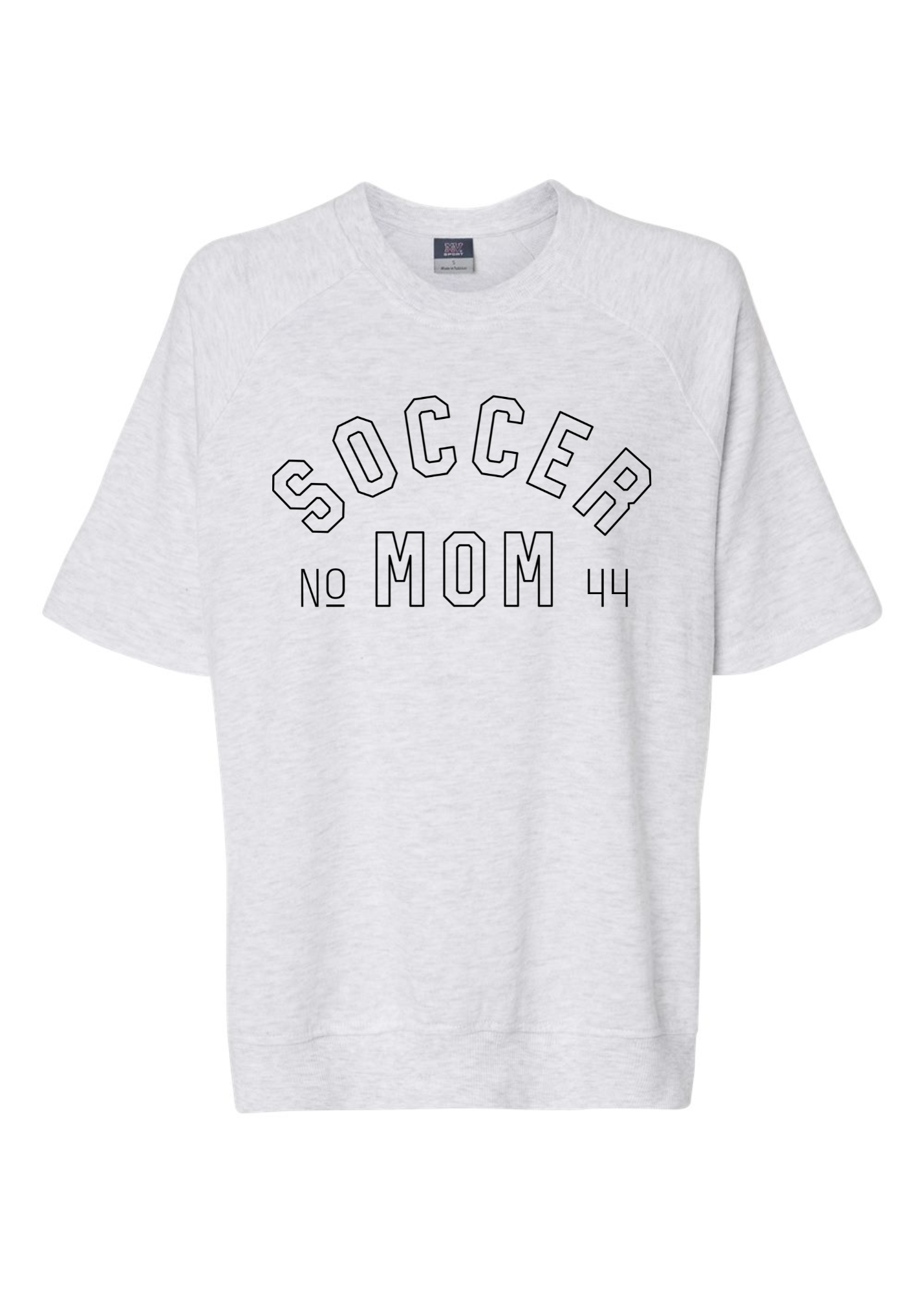 Customizable Sports Mom | French Terry Side Slit Crewneck-Womens - Tops - Tees-Sister Shirts-Sister Shirts, Cute & Custom Tees for Mama & Littles in Trussville, Alabama.