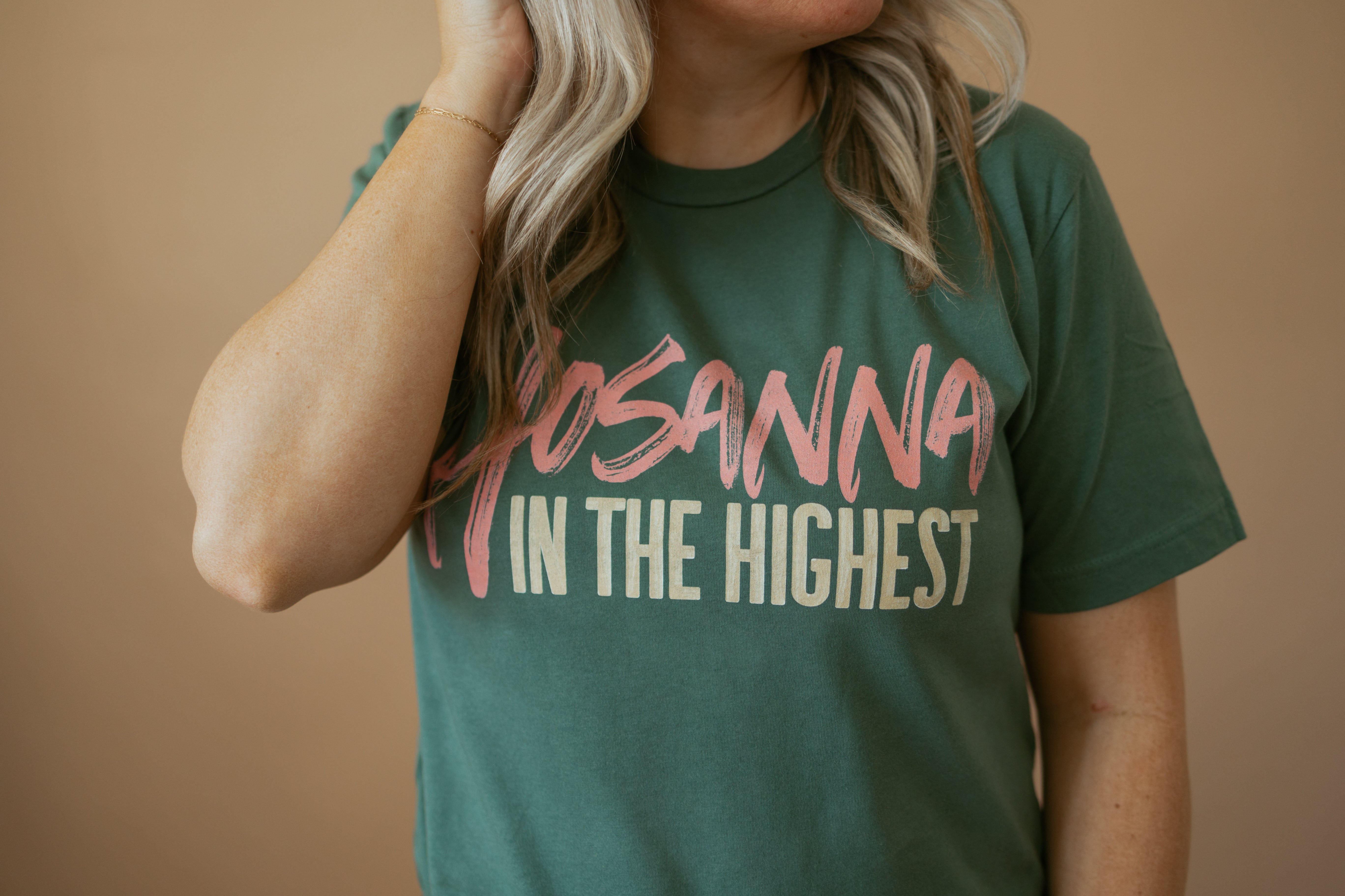 Hosanna in the Highest | Adult Tee-Womens - Tops - Tees-Sister Shirts-Sister Shirts, Cute & Custom Tees for Mama & Littles in Trussville, Alabama.