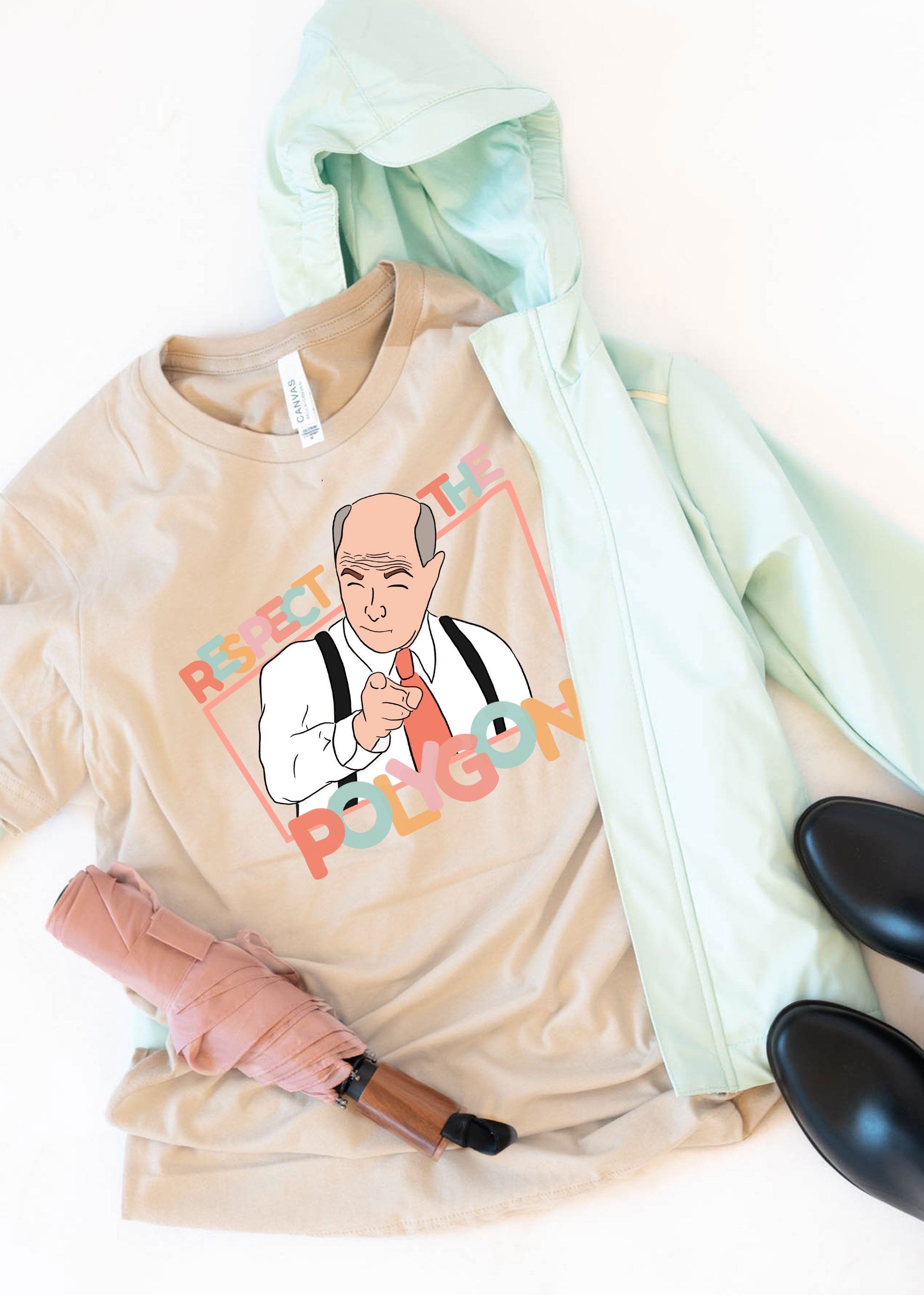 Respect the Polygon | Kids Tee-Youth - Tops - Tees-Sister Shirts-Sister Shirts, Cute & Custom Tees for Mama & Littles in Trussville, Alabama.