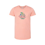 Customizable Floral Apple | Kids Tee-Youth - Tops - Tees-Sister Shirts-Sister Shirts, Cute & Custom Tees for Mama & Littles in Trussville, Alabama.