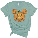 Pumpkin Mickey Inspired | Adult Tee-Womens - Tops - Tees-Sister Shirts-Sister Shirts, Cute & Custom Tees for Mama & Littles in Trussville, Alabama.