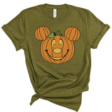 Pumpkin Mickey Inspired | Adult Tee-Womens - Tops - Tees-Sister Shirts-Sister Shirts, Cute & Custom Tees for Mama & Littles in Trussville, Alabama.