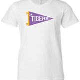 Springville Tigers Pennant | Kids Tee-Youth - Tops - Tees-Sister Shirts-Sister Shirts, Cute & Custom Tees for Mama & Littles in Trussville, Alabama.