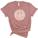 Customizable Happy Face Teacher | Adult Tee-Womens - Tops - Tees-Sister Shirts-Sister Shirts, Cute & Custom Tees for Mama & Littles in Trussville, Alabama.