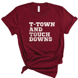 T-Town and Touchdowns | Adult Tee-Womens - Tops - Tees-Sister Shirts-Sister Shirts, Cute & Custom Tees for Mama & Littles in Trussville, Alabama.
