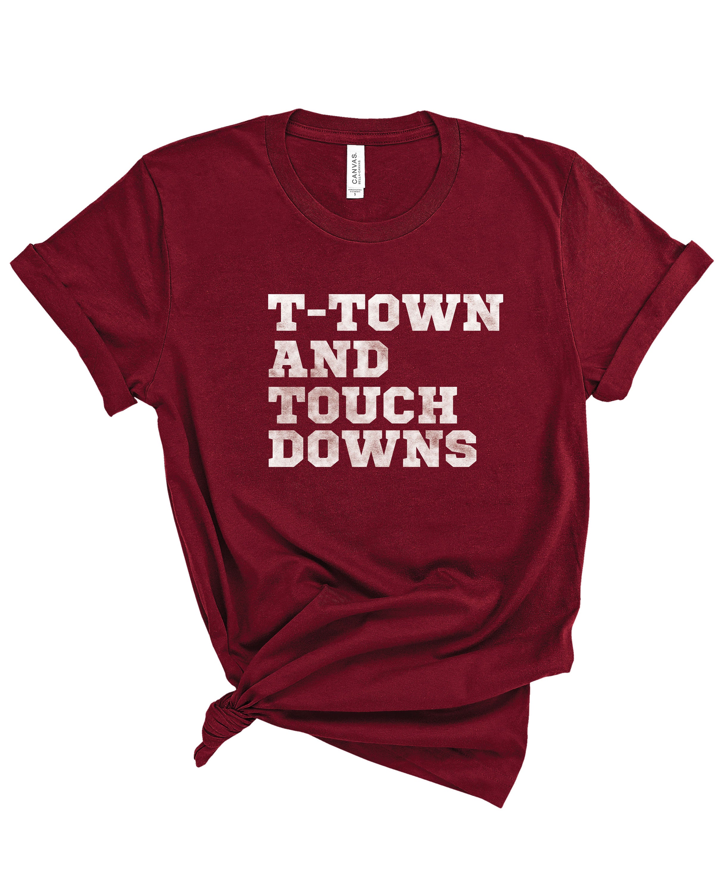 T-Town and Touchdowns | Adult Tee-Womens - Tops - Tees-Sister Shirts-Sister Shirts, Cute & Custom Tees for Mama & Littles in Trussville, Alabama.