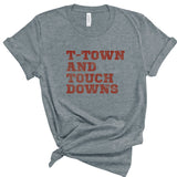 T-Town and Touchdowns | Adult Tee-Womens - Tops - Tees-Sister Shirts-Sister Shirts, Cute & Custom Tees for Mama & Littles in Trussville, Alabama.
