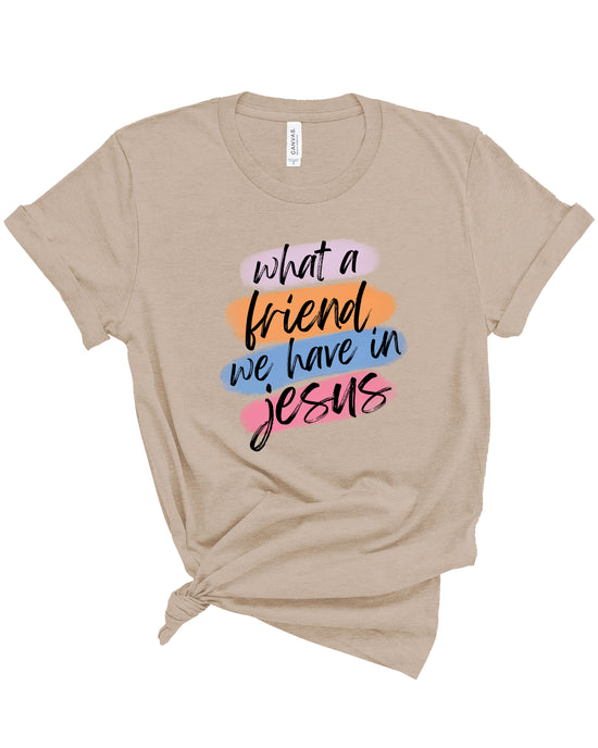 What a Friend | Adult Tee-Sister Shirts-Sister Shirts, Cute & Custom Tees for Mama & Littles in Trussville, Alabama.