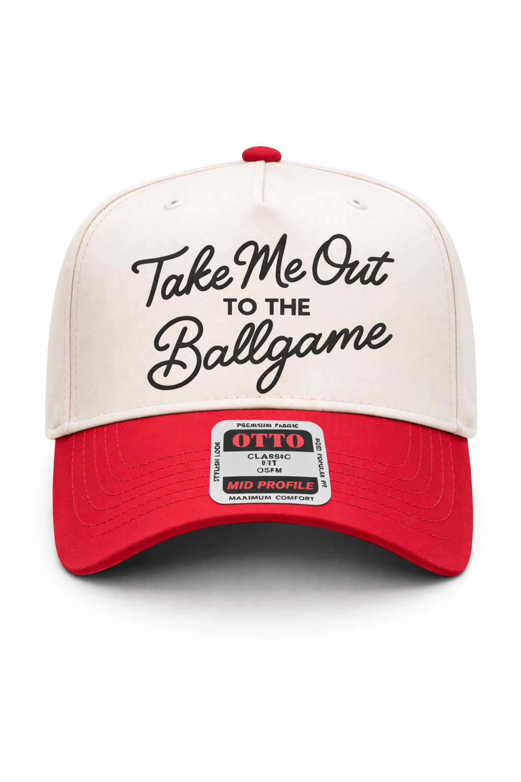 Take Me Out to the Ballgame | Adult Canvas Trucker Hat-Women - Accessories - Hats-Sister Shirts-Sister Shirts, Cute & Custom Tees for Mama & Littles in Trussville, Alabama.