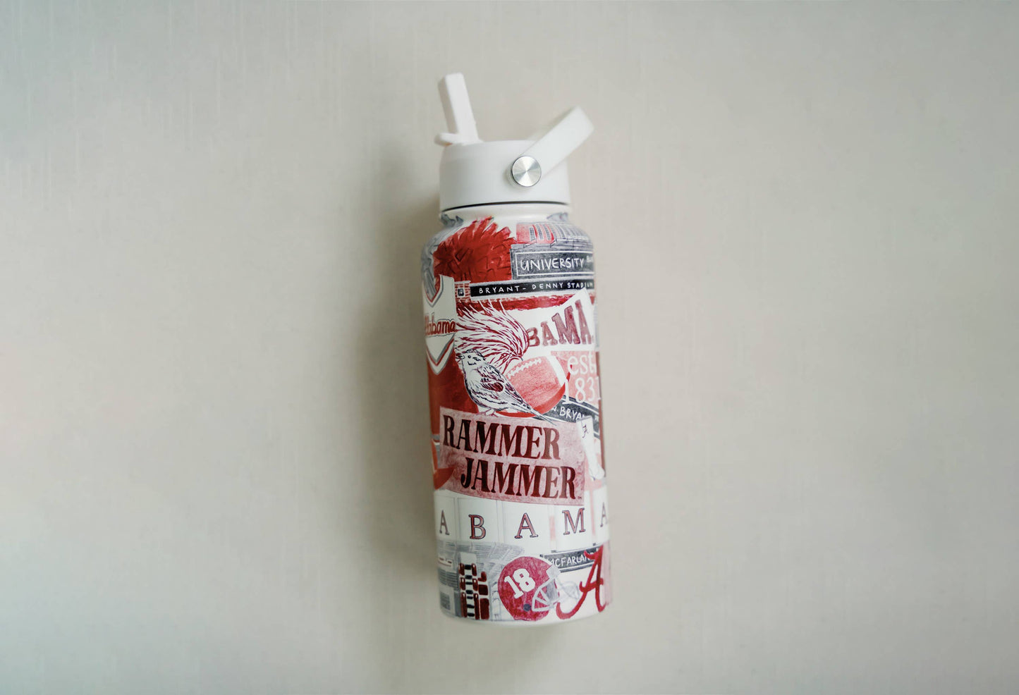 The University of Alabama | Insulated Water Bottle-Gracefully Made Art-Sister Shirts, Cute & Custom Tees for Mama & Littles in Trussville, Alabama.