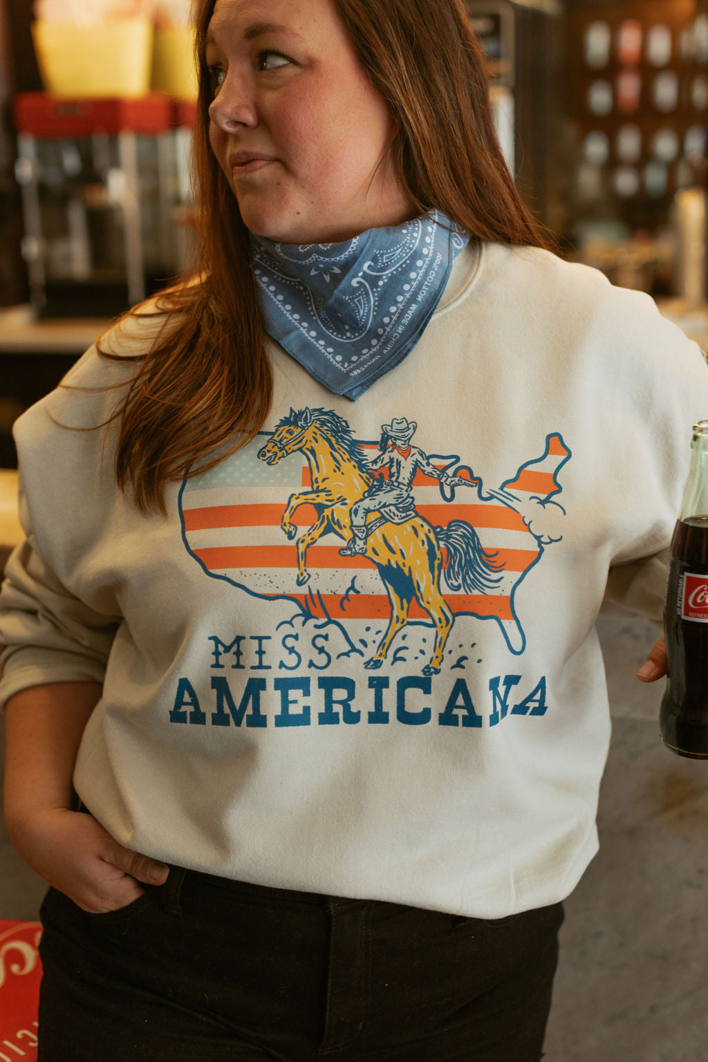 Miss Americana | Adult Pullover-Sister Shirts-Sister Shirts, Cute & Custom Tees for Mama & Littles in Trussville, Alabama.