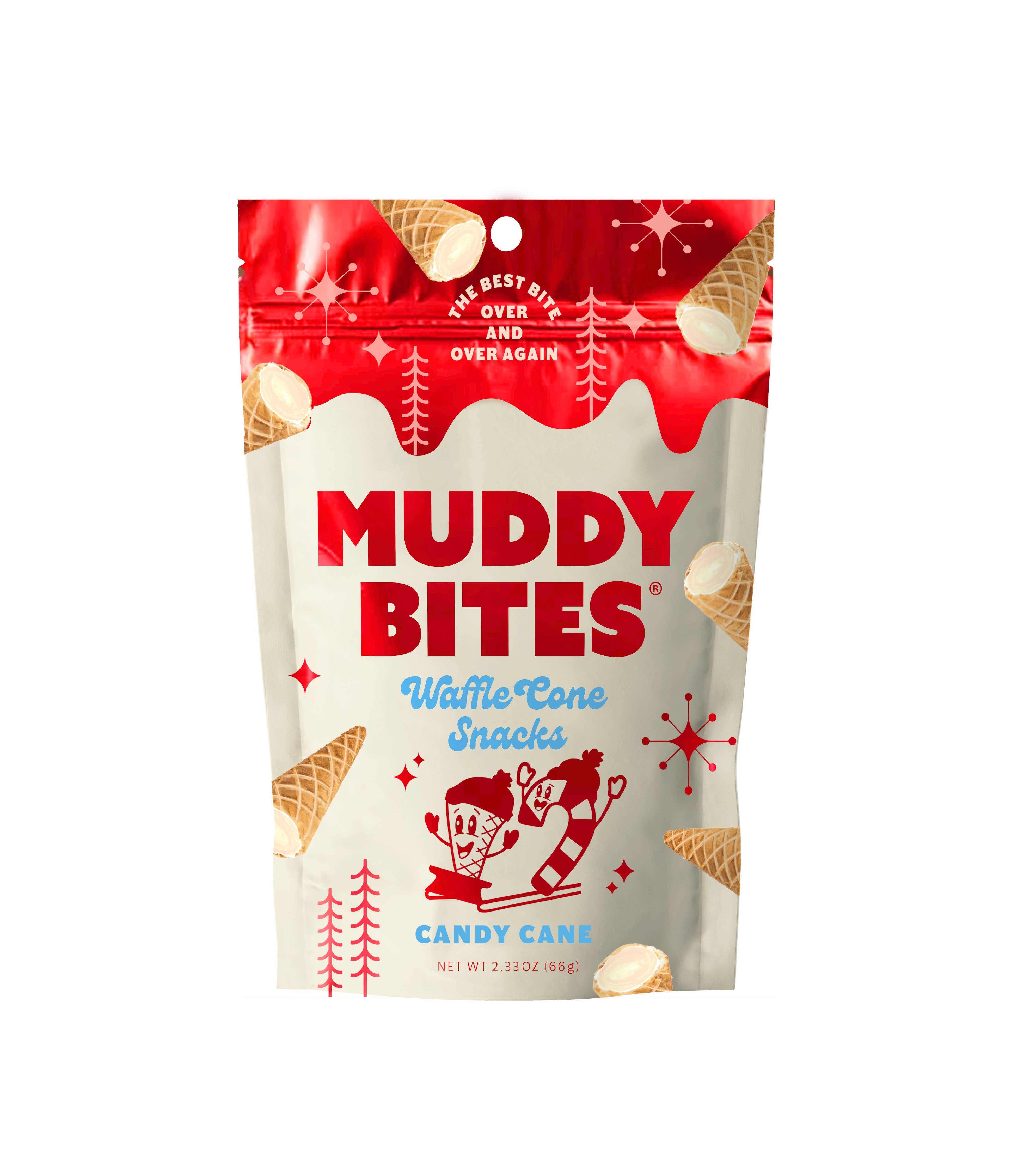 Waffle Cone Snacks | Candy Cane-Home - Gourmet-Muddy Bites-Sister Shirts, Cute & Custom Tees for Mama & Littles in Trussville, Alabama.